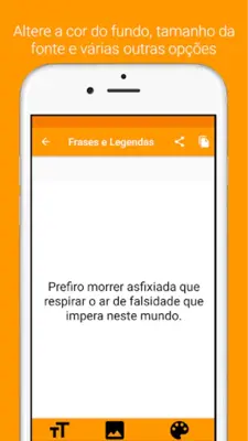 Frases e Legendas android App screenshot 0