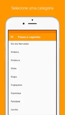 Frases e Legendas android App screenshot 1